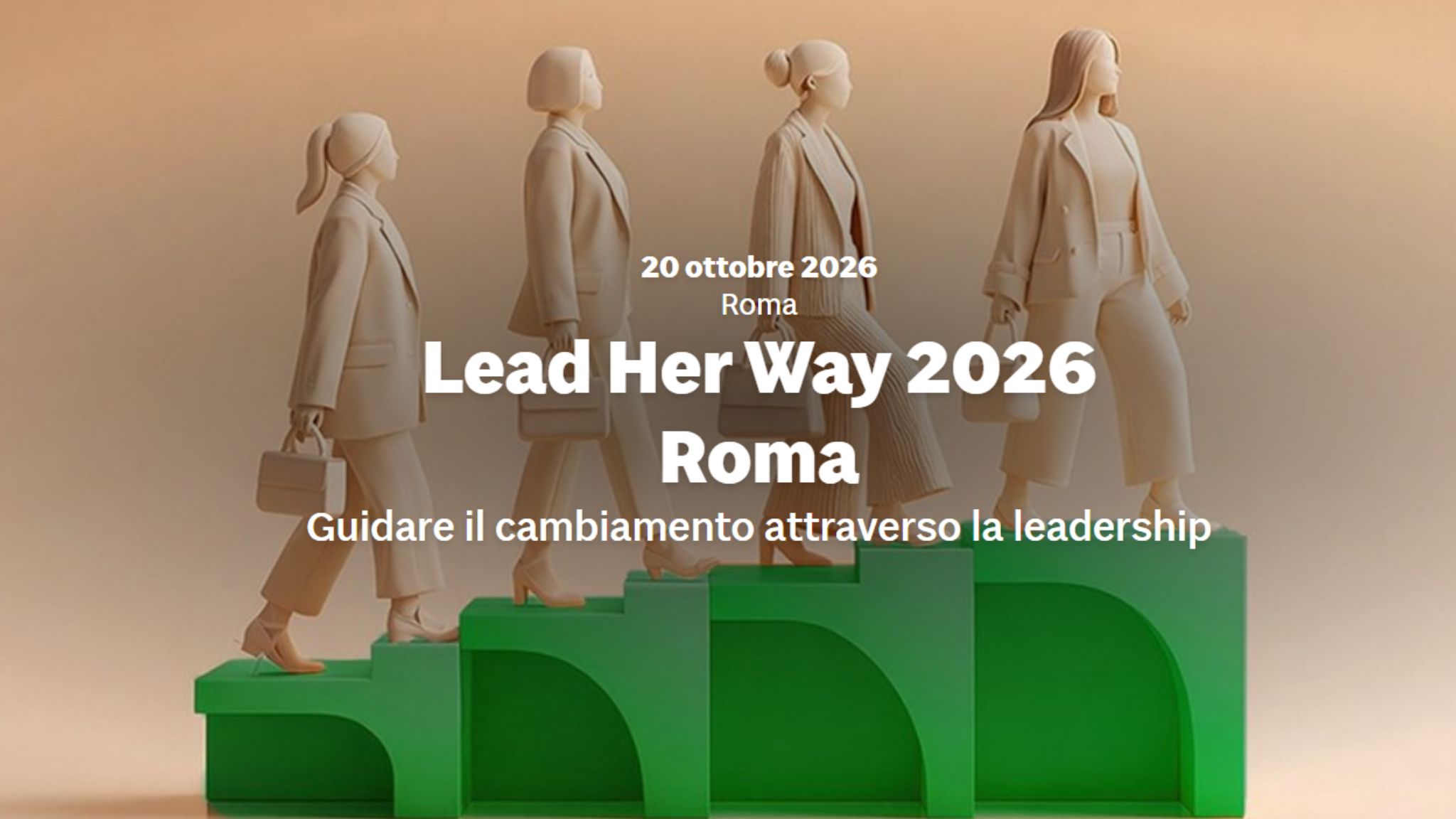Sarò a Lead Her Way 2026: collaborazione e inclusione per una nuova leadership